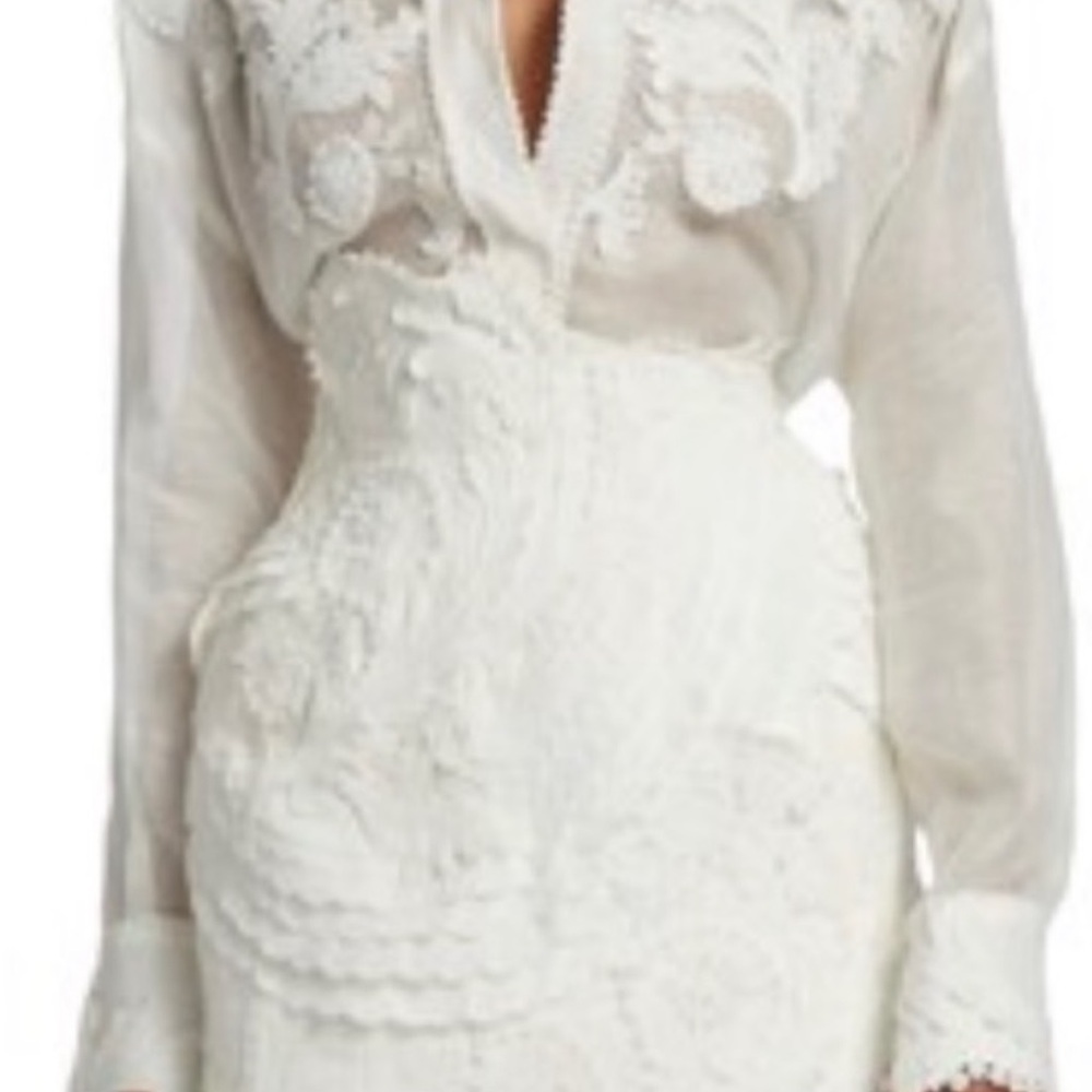 Elegant White Lace Blouse